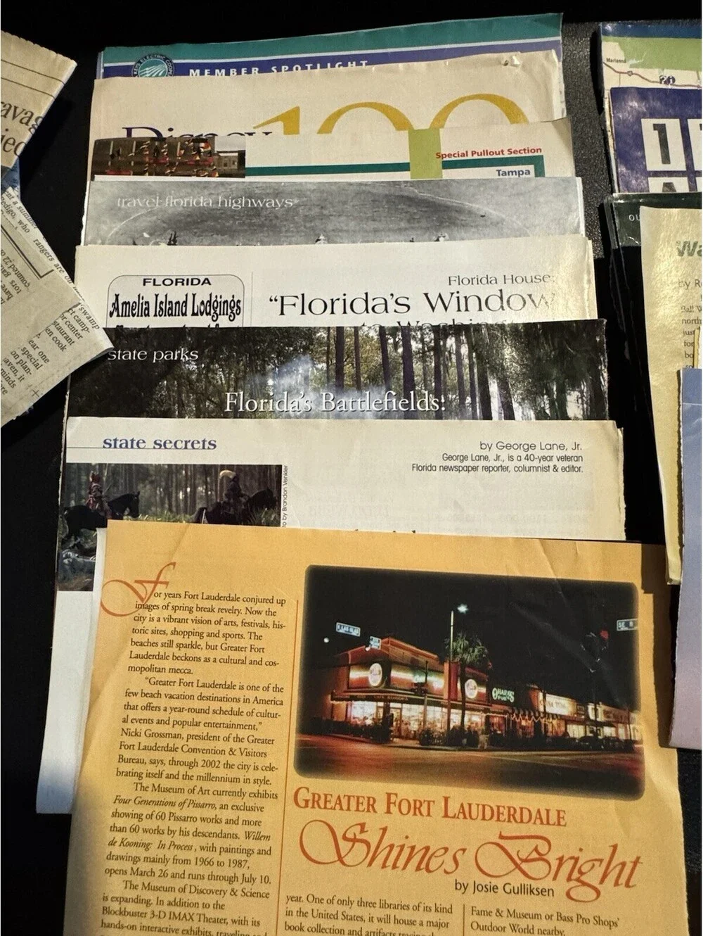 Huge Ephemera Lot - Florida - Dated Early 2000s